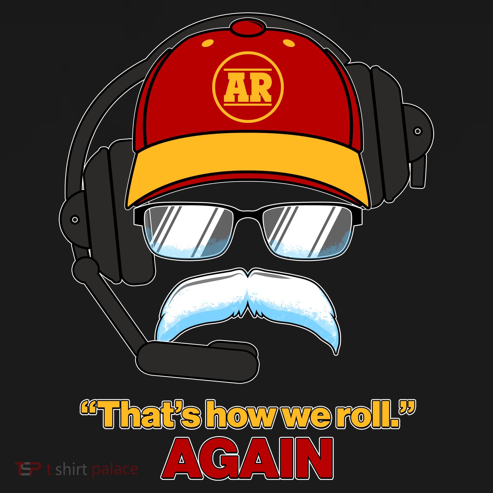 Funny Reid Frozen Mustache ThatS How We Roll Again Cropped Pullover Crew