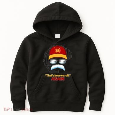 Funny Reid Frozen Mustache ThatS How We Roll Again Kids Hoodie