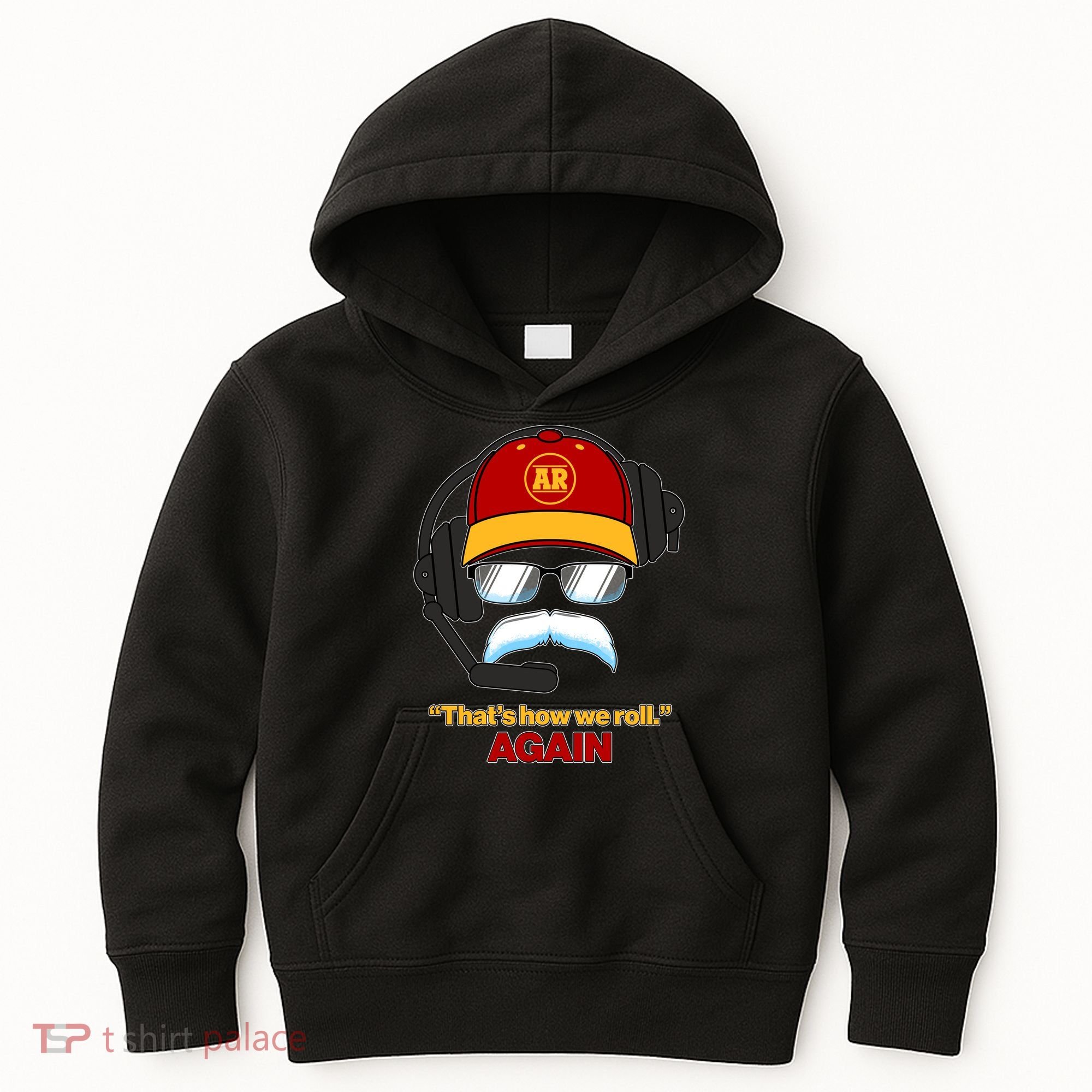 Funny Reid Frozen Mustache ThatS How We Roll Again Kids Hoodie