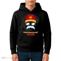 Funny Reid Frozen Mustache ThatS How We Roll Again Kids Hoodie thumb 4