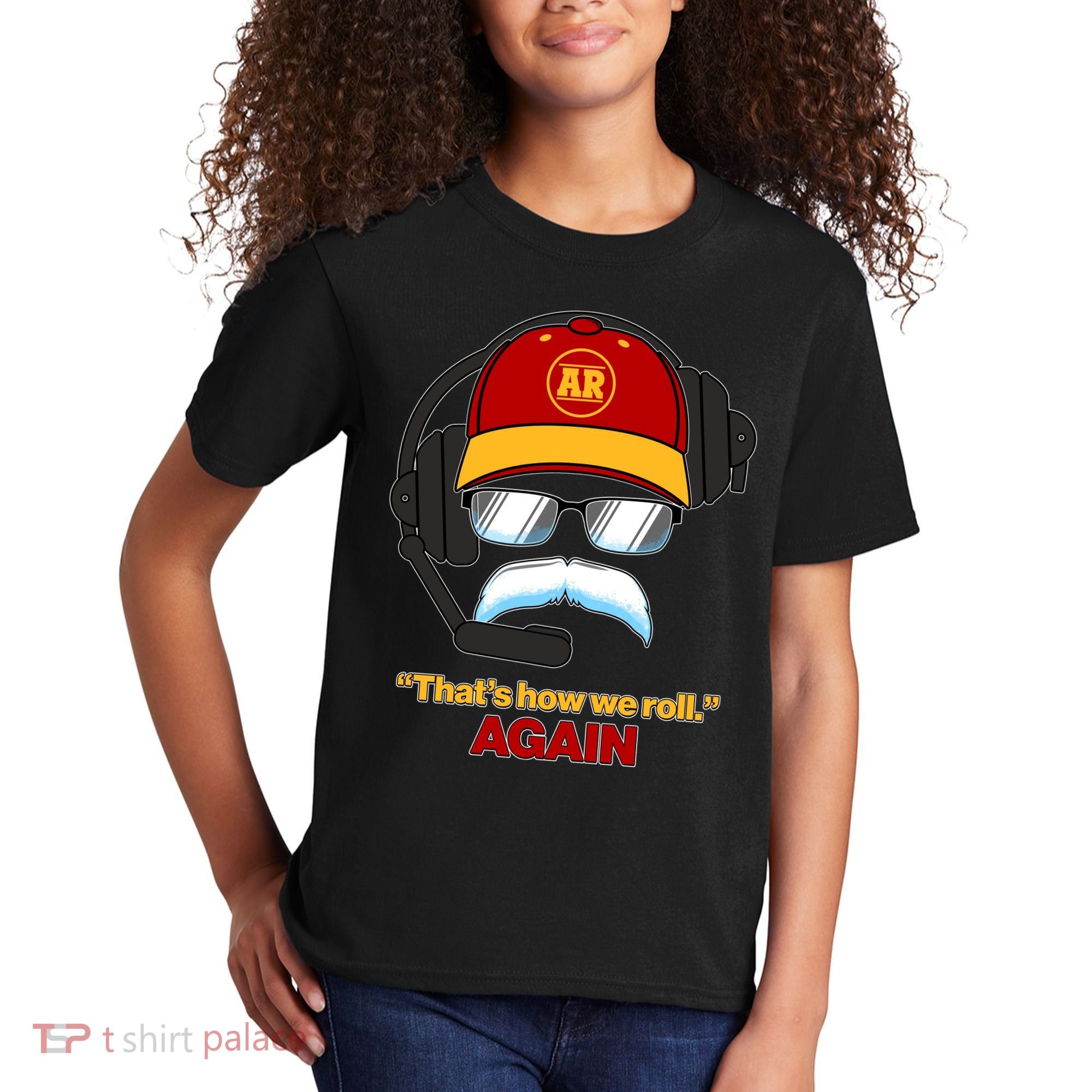 Funny Reid Frozen Mustache ThatS How We Roll Again Kids T-Shirt