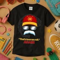 Funny Reid Frozen Mustache ThatS How We Roll Again Kids T-Shirt thumb 3