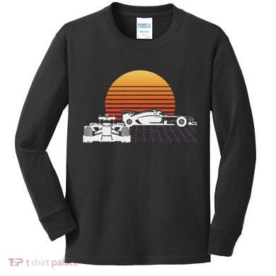 Formula Racing Fan Design Great Gift For Speed Freaks Kids Long Sleeve Shirt