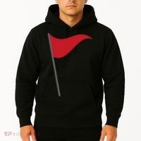 Funny Red Flag Warning Halloween Costume Hoodie thumb 2