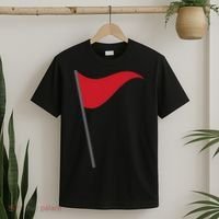 Funny Red Flag Warning Halloween Costume T-Shirt thumb 2