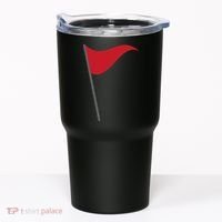 Funny Red Flag Warning Halloween Costume Tumbler thumb 0