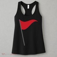 Funny Red Flag Warning Halloween Costume Women's Tank Top thumb 3