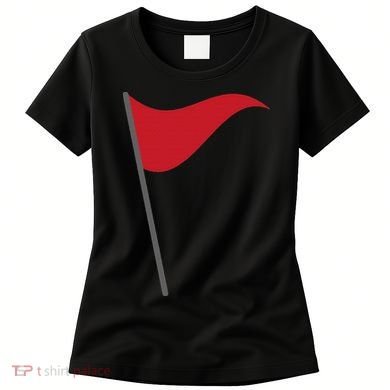 Funny Red Flag Warning Halloween Costume Women's T-Shirt