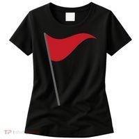 Funny Red Flag Warning Halloween Costume Women's T-Shirt thumb 0