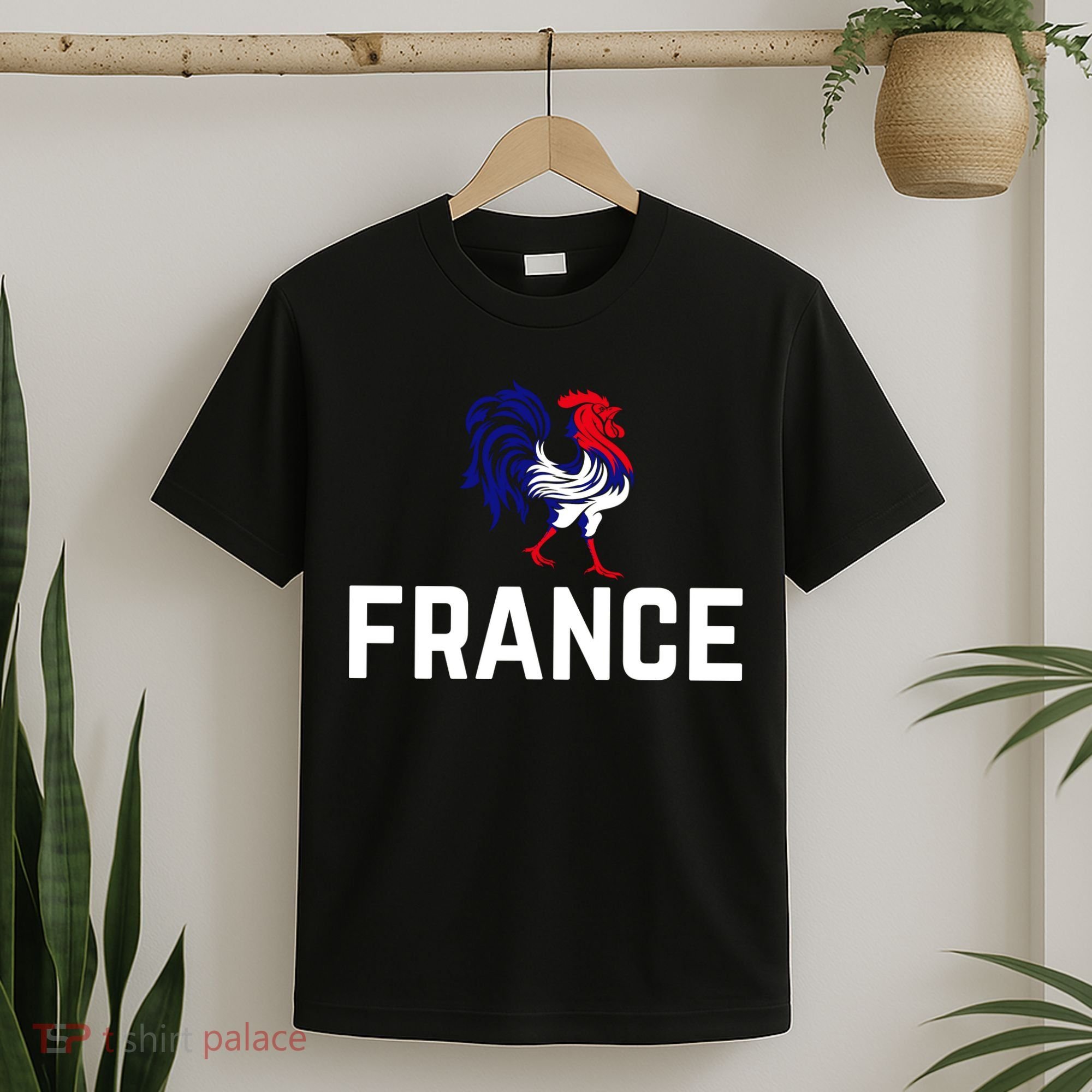 French Rooster France Country Flag T-Shirt