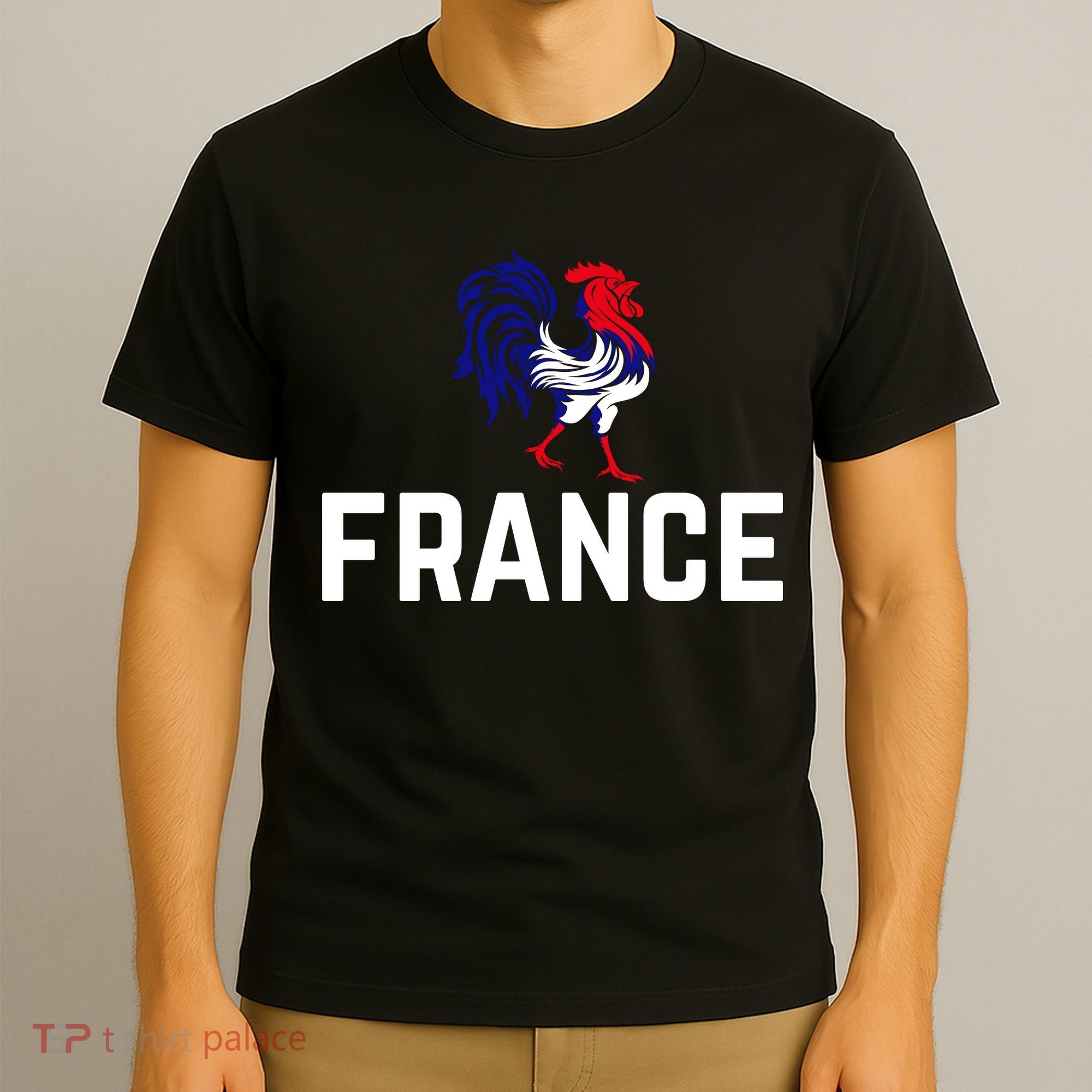 French Rooster France Country Flag T-Shirt