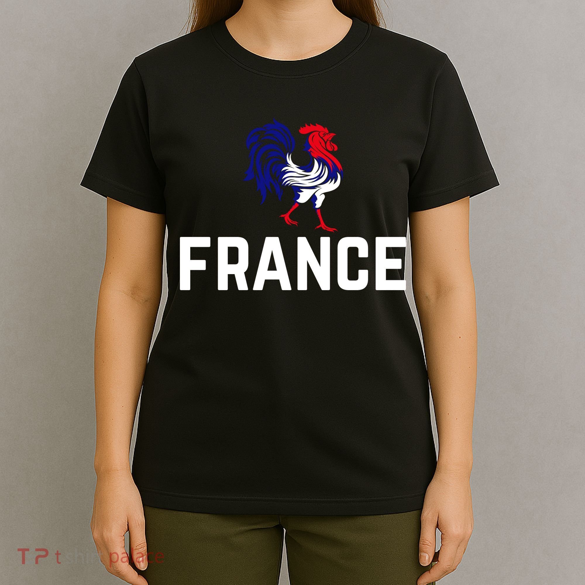 French Rooster France Country Flag T-Shirt