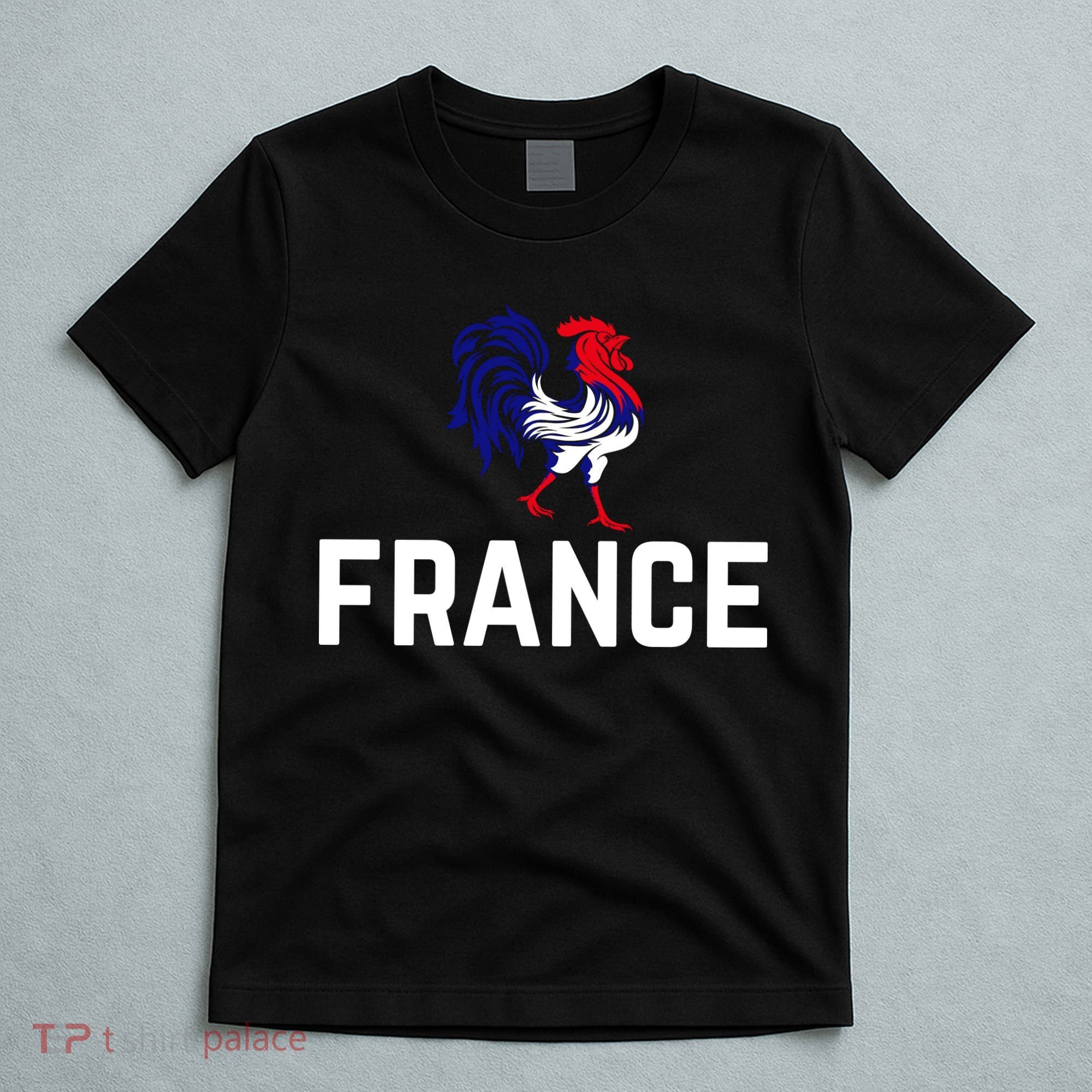 French Rooster France Country Flag T-Shirt