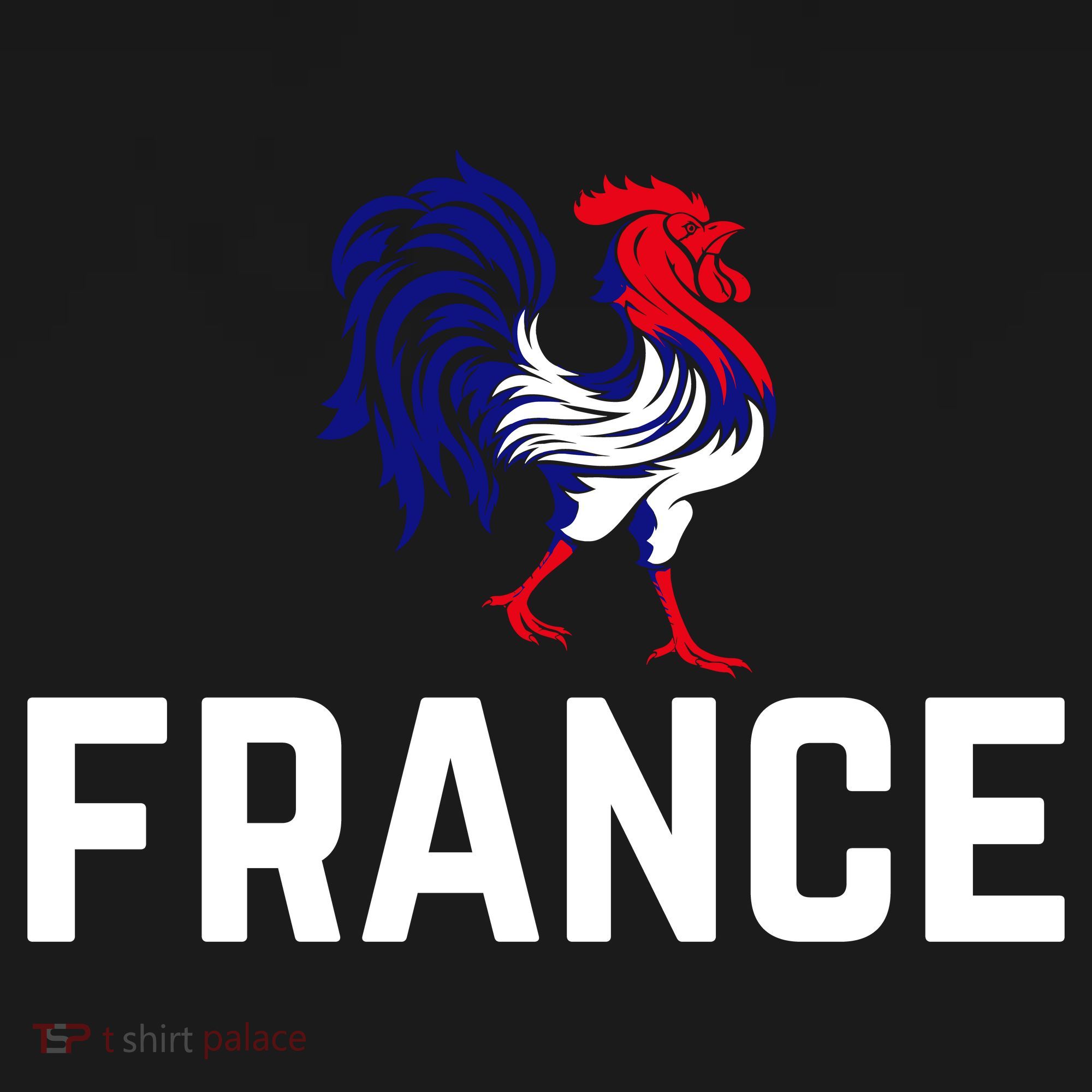 French Rooster France Country Flag Mousepad