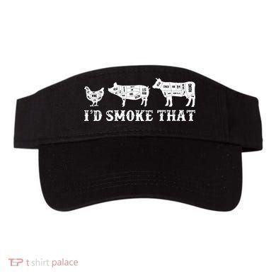 Funny Retro Grilling BBQ Smoker Chef Dad GiftI'd Smoke That Visor
