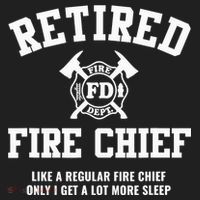 Firefighter Retirement Gifts Funny Retired Fire Chief Comfort Colors Boxy T-Shirt thumb 3