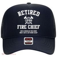 Firefighter Retirement Gifts Funny Retired Fire Chief Hat thumb 0