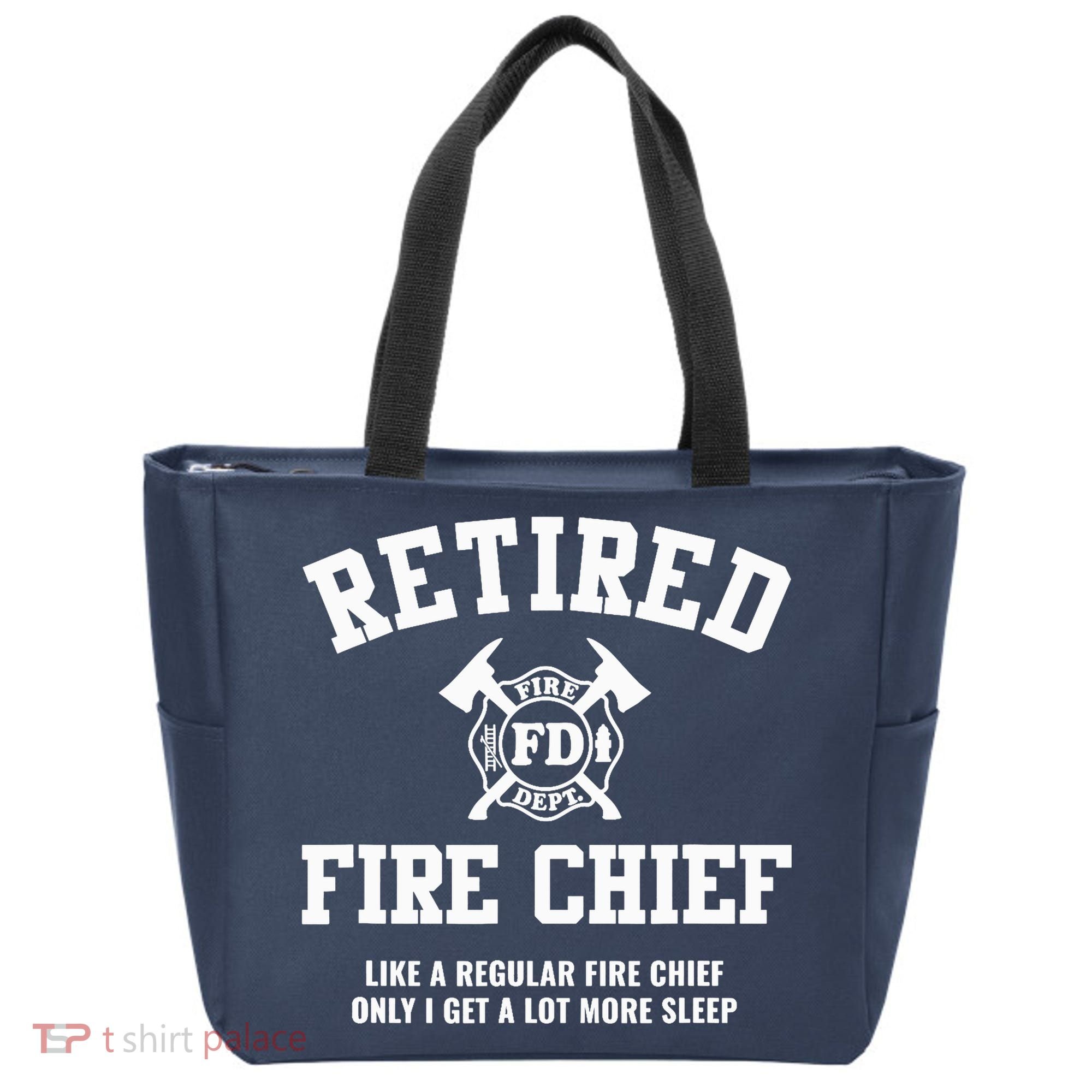 Firefighter Retirement Gifts Funny Retired Fire Chief Tote Bag