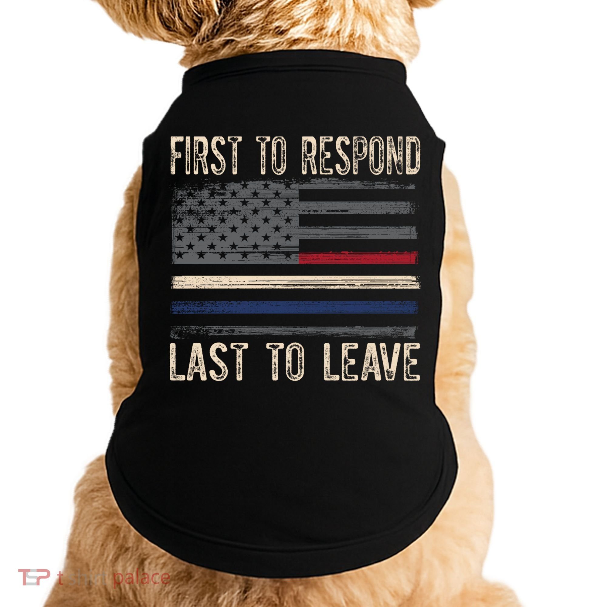 First Responders Great Giftpolice Military Firefighter Emt And Ems Gift Doggie Tank
