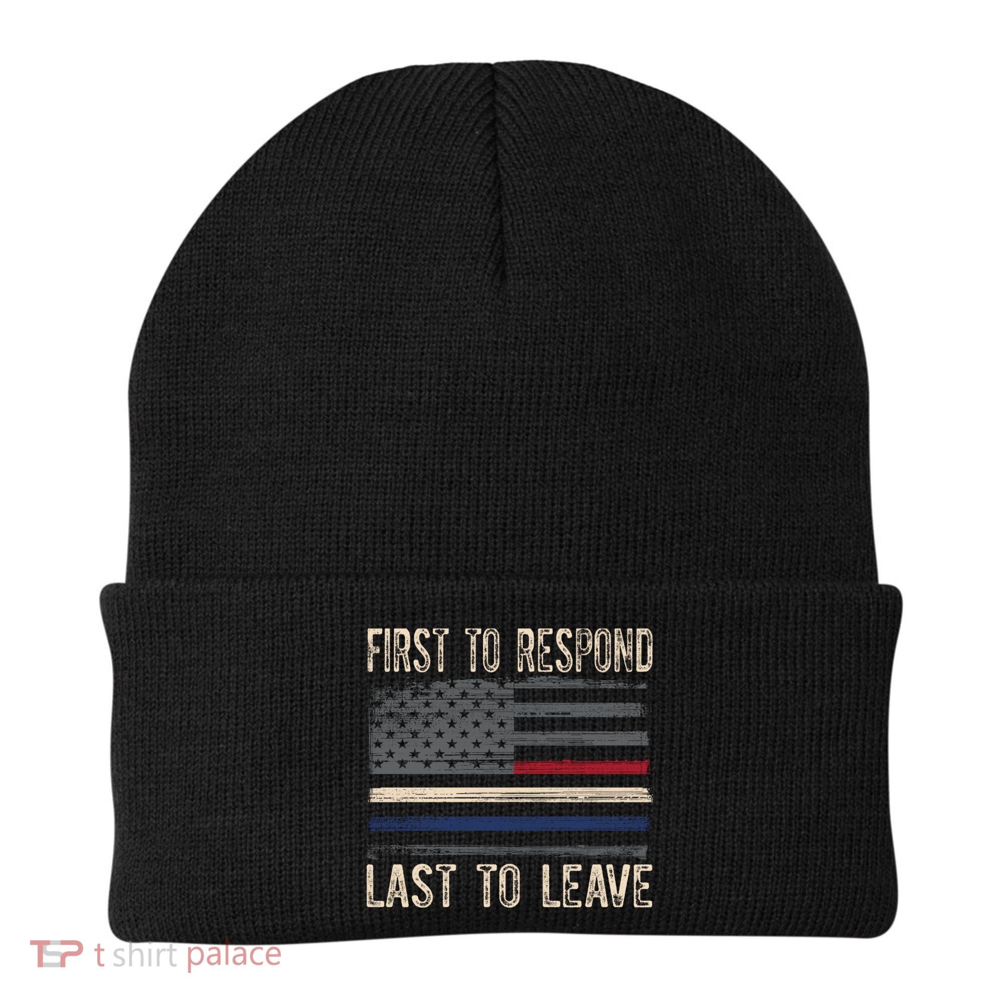First Responders Great Giftpolice Military Firefighter Emt And Ems Gift Beanie