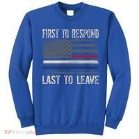 First Responders Great Giftpolice Military Firefighter Emt And Ems Gift Sweatshirt thumb 0