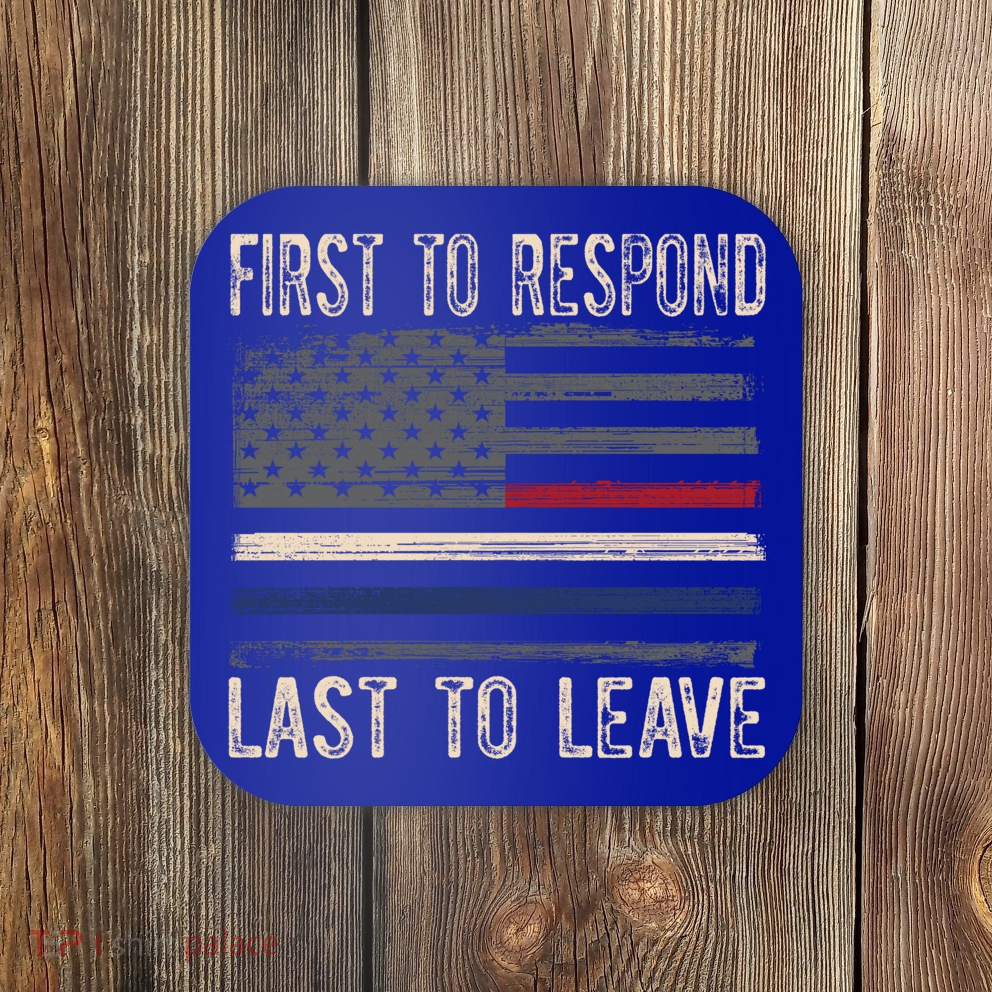 First Responders Great Giftpolice Military Firefighter Emt And Ems Gift Coaster