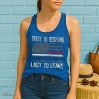 First Responders Great Giftpolice Military Firefighter Emt And Ems Gift Women's Tank Top thumb 2