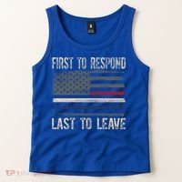 First Responders Great Giftpolice Military Firefighter Emt And Ems Gift Tank Top thumb 2