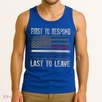 First Responders Great Giftpolice Military Firefighter Emt And Ems Gift Tank Top thumb 3