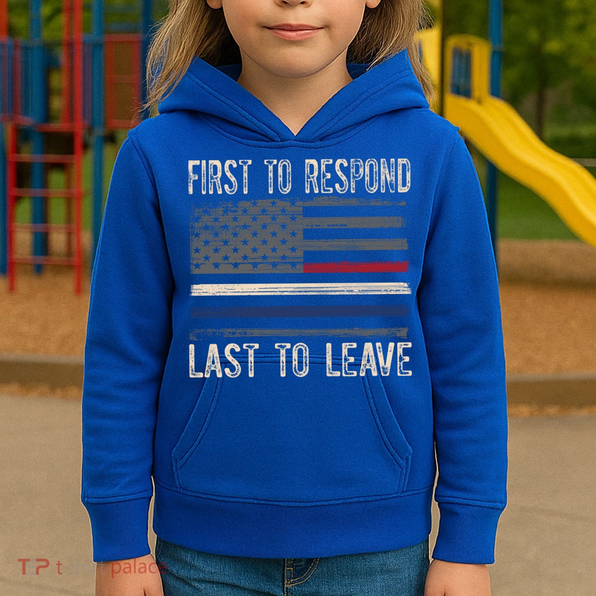 First Responders Great Giftpolice Military Firefighter Emt And Ems Gift Kids Hoodie