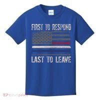 First Responders Great Giftpolice Military Firefighter Emt And Ems Gift Kids T-Shirt thumb 0