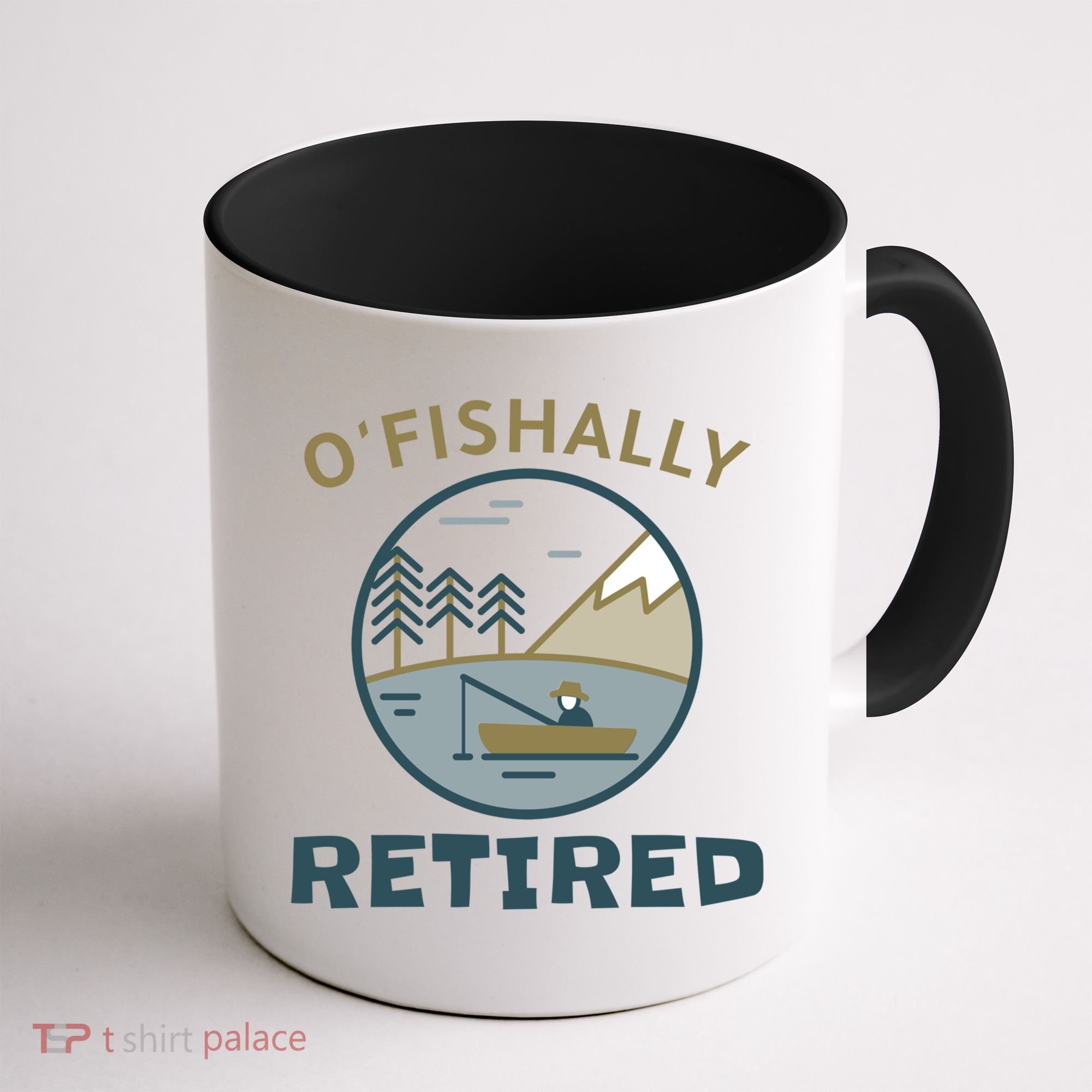 Fisherman Retirement Gift Officially O'fishally Retired Gift Coffee Mug