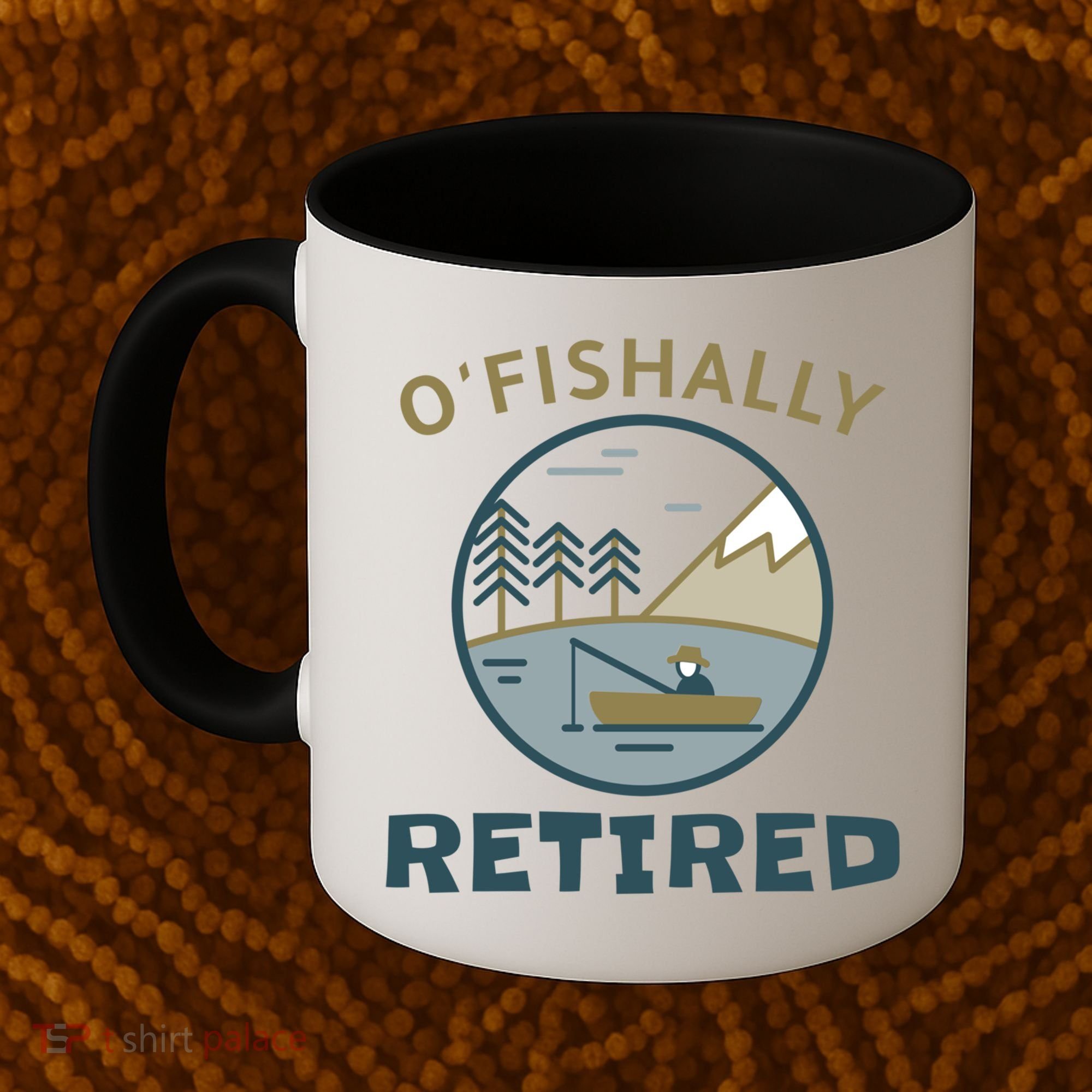 Fisherman Retirement Gift Officially O'fishally Retired Gift Coffee Mug