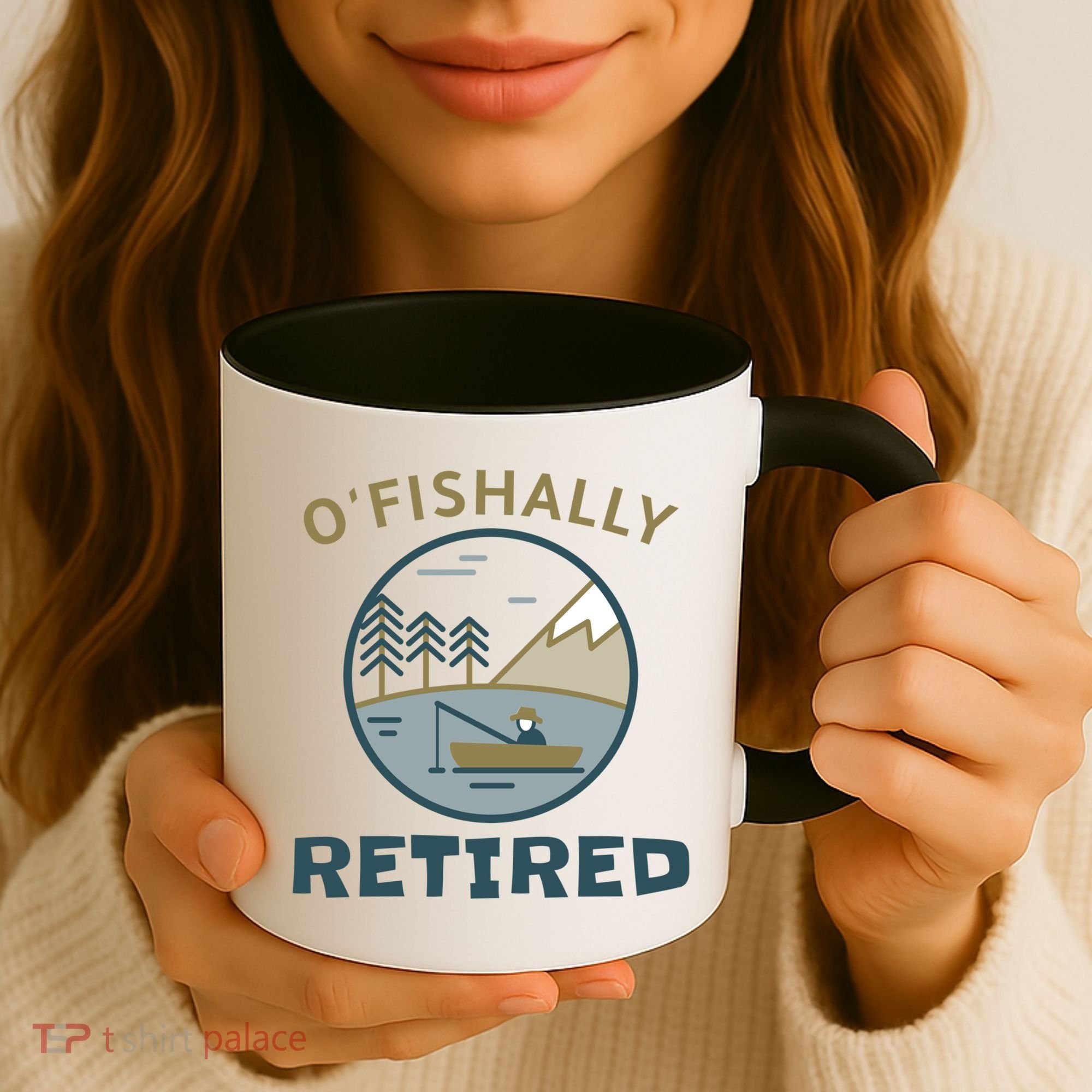 Fisherman Retirement Gift Officially O'fishally Retired Gift Coffee Mug