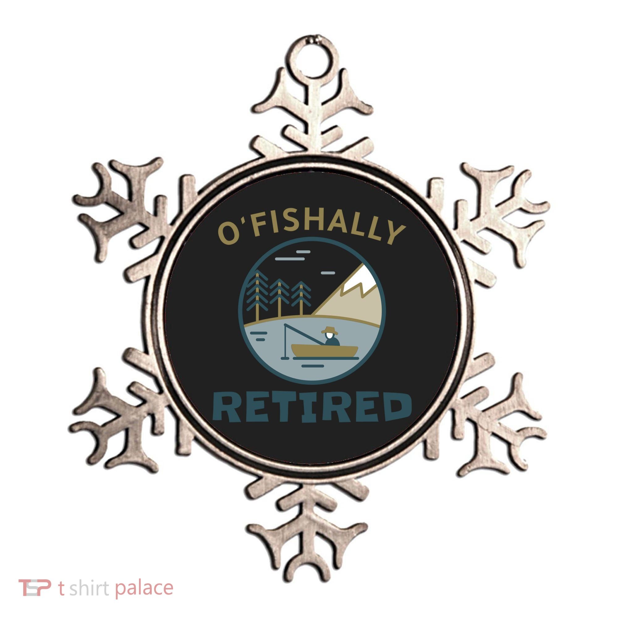 Fisherman Retirement Gift Officially O'fishally Retired Gift Ornament
