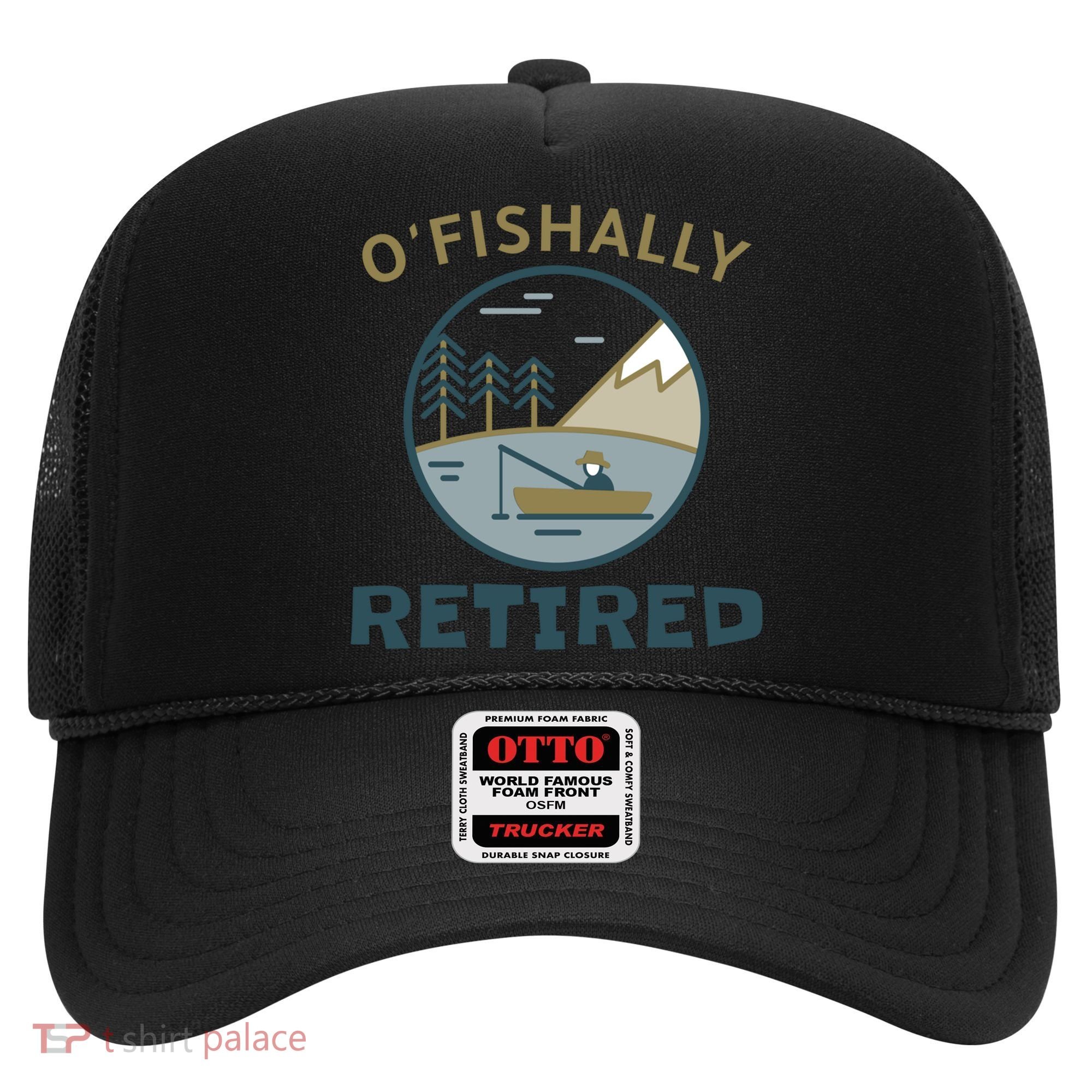 Fisherman Retirement Gift Officially O'fishally Retired Gift Hat