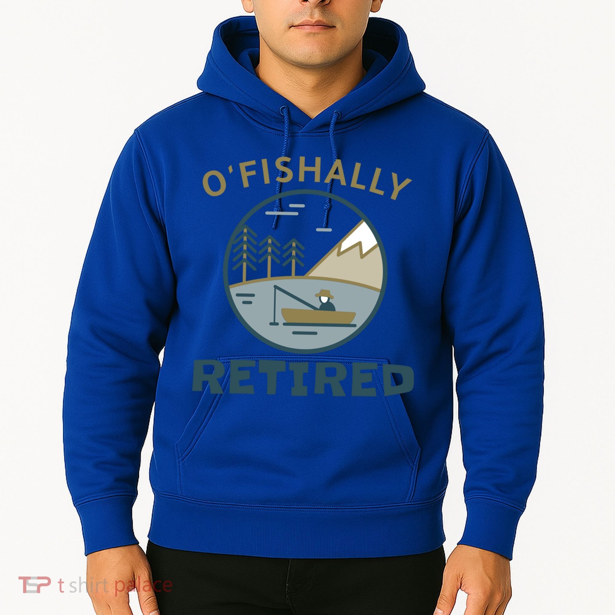 Fisherman Retirement Gift Officially O'fishally Retired Gift Hoodie