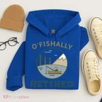 Fisherman Retirement Gift Officially O'fishally Retired Gift Hoodie thumb 4