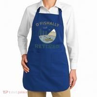 Fisherman Retirement Gift Officially O'fishally Retired Gift Apron thumb 2