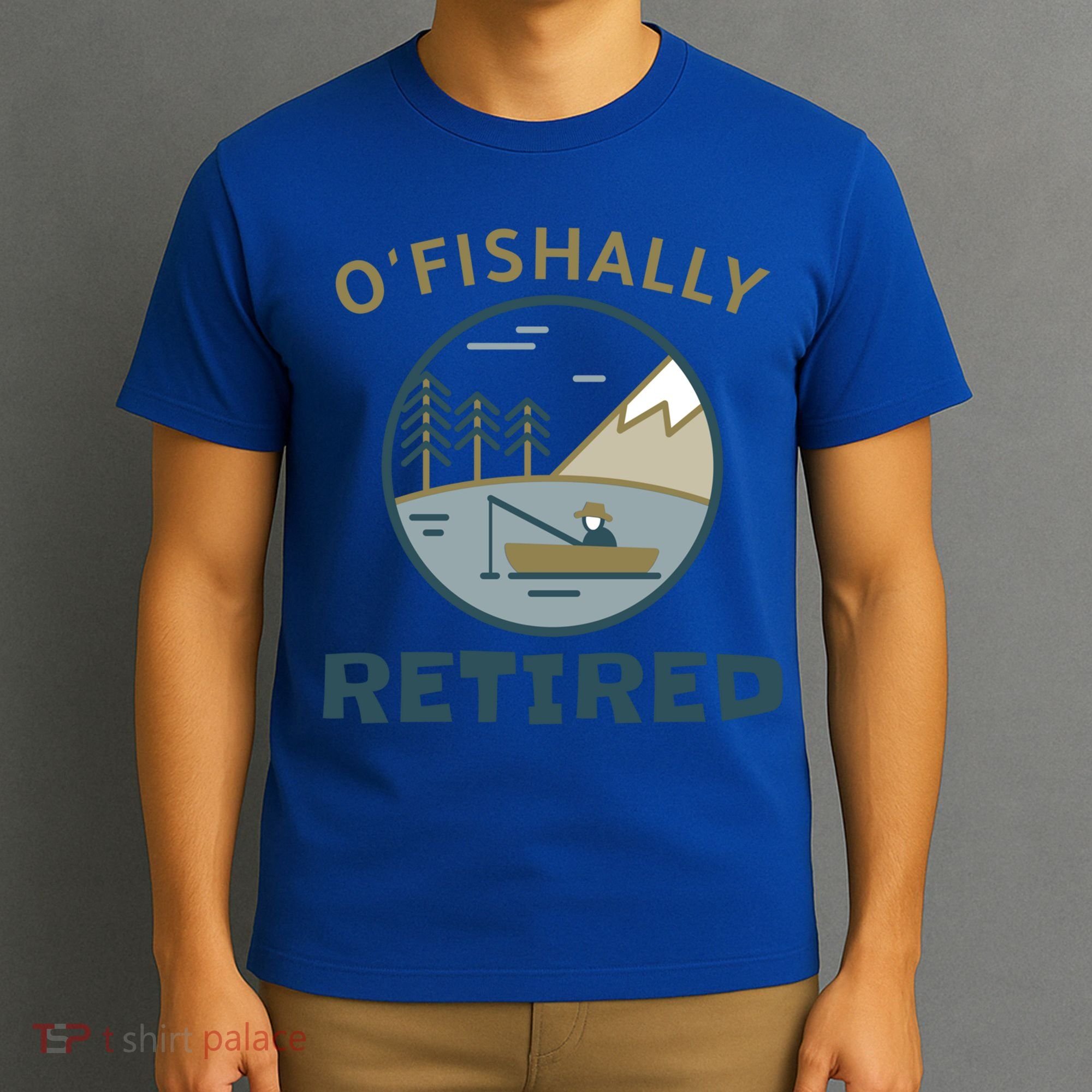 Fisherman Retirement Gift Officially O'fishally Retired Gift T-Shirt