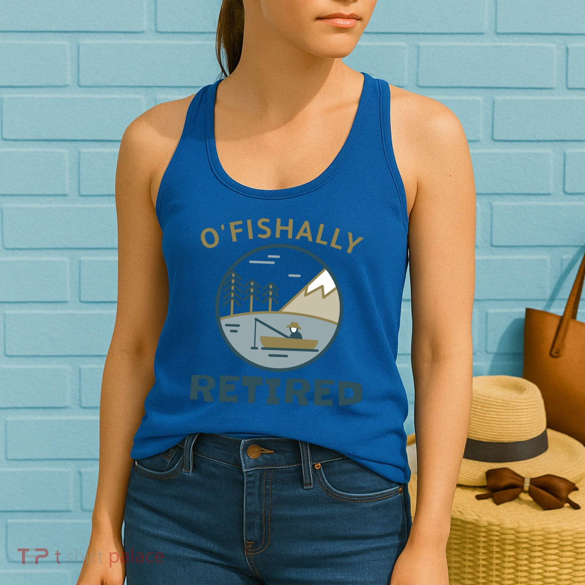 Fisherman Retirement Gift Officially O'fishally Retired Gift Women's Tank Top