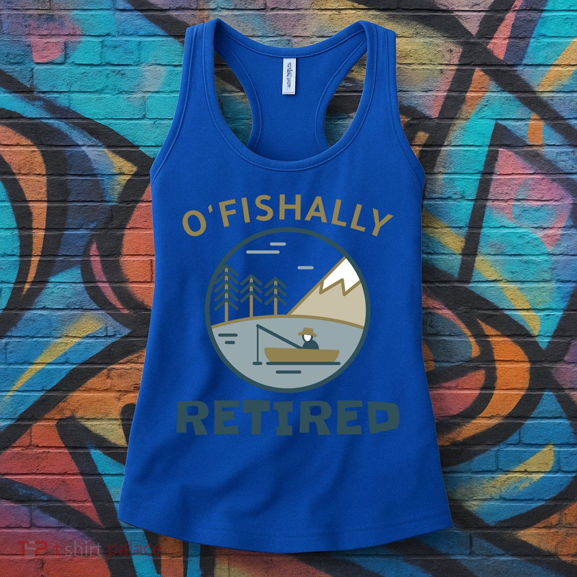 Fisherman Retirement Gift Officially O'fishally Retired Gift Women's Tank Top