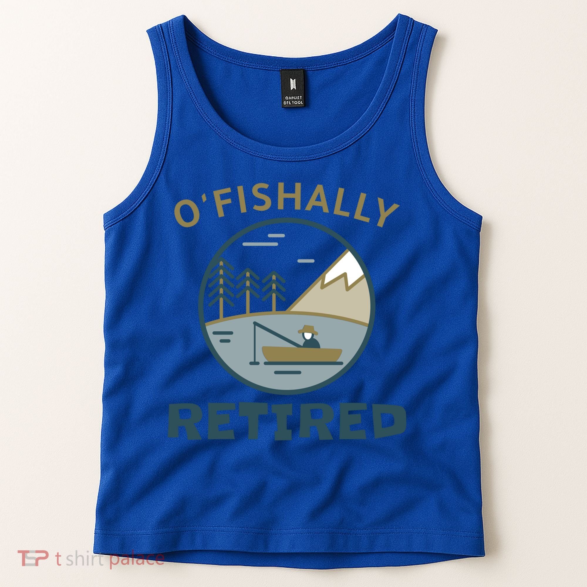 Fisherman Retirement Gift Officially O'fishally Retired Gift Tank Top
