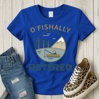 Fisherman Retirement Gift Officially O'fishally Retired Gift Women's T-Shirt thumb 3