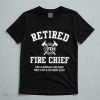Firefighter Retirement Gifts Funny Retired Fire Chief T-Shirt thumb 5