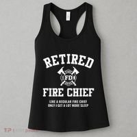 Firefighter Retirement Gifts Funny Retired Fire Chief Women's Tank Top thumb 3