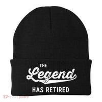 Funny Retirement Gifts The Legend Has Retired Beanie thumb 0