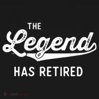 Funny Retirement Gifts The Legend Has Retired Women's Hoodie thumb 2