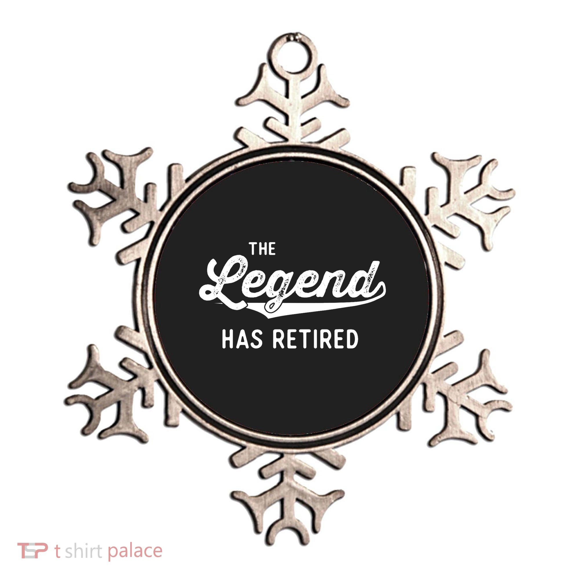 Funny Retirement Gifts The Legend Has Retired Ornament