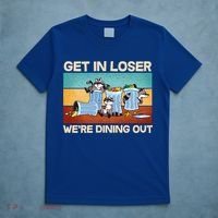 Funny Raccoons Get In Loser We're Dining Out T-Shirt thumb 5